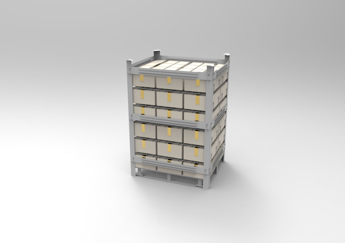 Rack Desmontável Metálico – Telado Para Câmara Fria